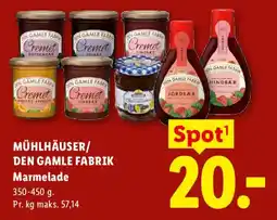 Lidl Mühlhäuser/ Den Gamle Fabrik Marmelade tilbud