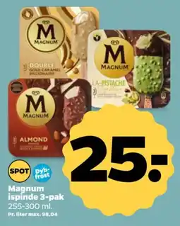 Netto Magnum ispinde 3-pak tilbud