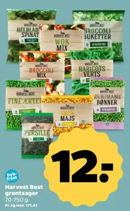 Netto Harvest Best grøntsager tilbud