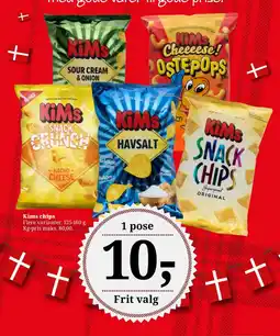 Dagli'Brugsen Kims chips tilbud