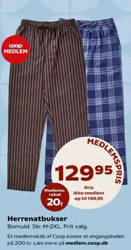 Kvickly Coop Herrenatbukser tilbud