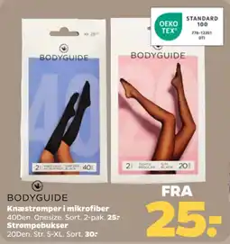 Netto Bodyguide knæstrømper i mikrofiber tilbud
