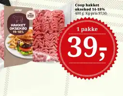 Dagli'Brugsen Coop hakket oksekød tilbud