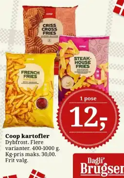 Dagli'Brugsen Coop kartofler tilbud