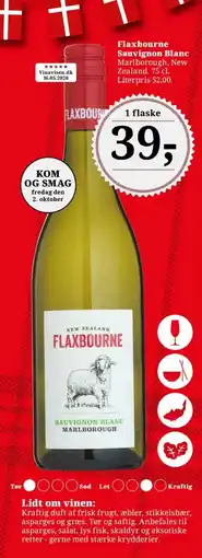 Dagli'Brugsen Flaxbourne Sauvignon Blanc tilbud