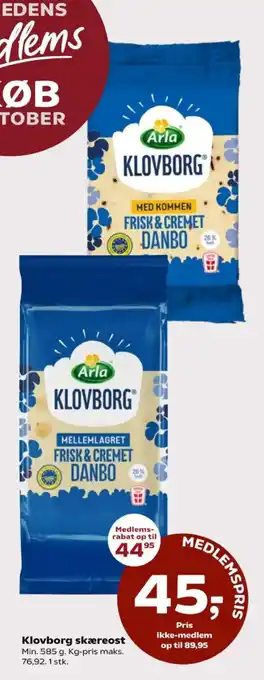 Arla Klovborg skæreost