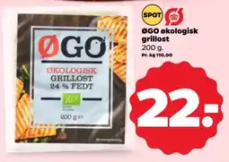 Netto ØGO økologisk grillost tilbud