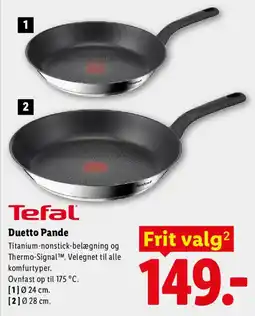 Lidl Tefal Duetto Pande tilbud