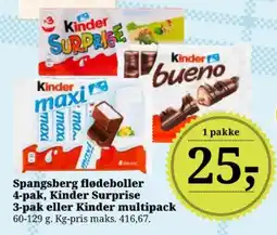 Dagli'Brugsen Kinder flødeboller tilbud
