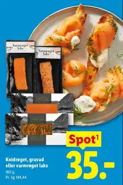 Lidl Varmrøget laks tilbud