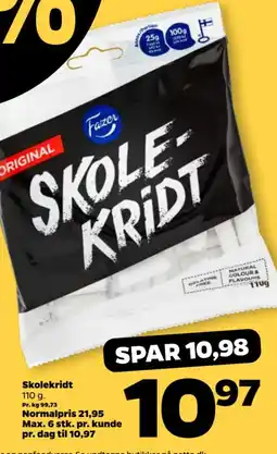 Netto Fazer Skolekridt tilbud
