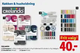Lidl Crelando Køkken & husholdning tilbud