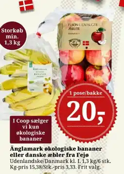 Dagli'Brugsen Änglamark økologiske bananer tilbud