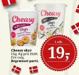 Dagli'Brugsen Cheasy skyr tilbud