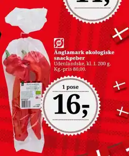 Dagli'Brugsen Änglamark økologiske snackpeber tilbud