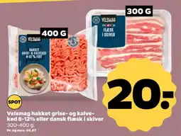 Netto Velsmag hakket grise- og kalvekød tilbud
