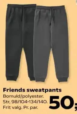 Kvickly Friends sweatpants tilbud