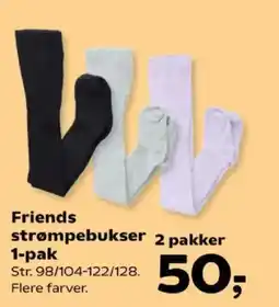 Kvickly Friends strømpebukser tilbud