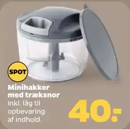 Netto Spot Minihakker med træksnor tilbud