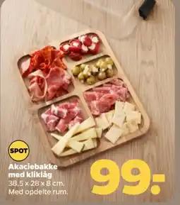 Netto Spot Akciebakke med kliklåg tilbud