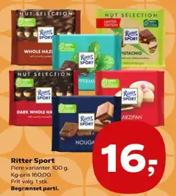 Kvickly Ritter Sport tilbud
