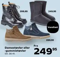 Kvickly Damestøvler eller -gummistøvler tilbud