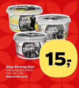 SuperBrugsen Stay Strong skyr tilbud