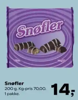 Kvickly Snøfler tilbud