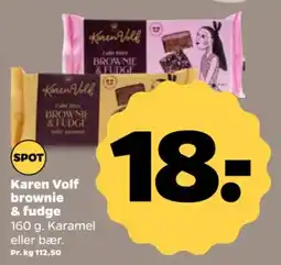 Netto Karen Volf brownie & fudge tilbud