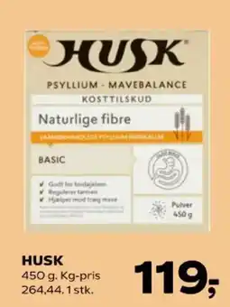 Kvickly Husk psyllium mavebalance tilbud