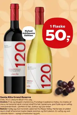 Kvickly Santa Rita 120 Gran Reserva tilbud