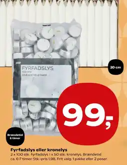 Kvickly Coop fyrfadslys tilbud