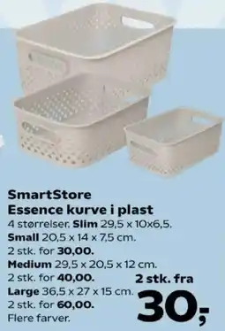 Kvickly SmartStore Essence kurve i plast tilbud