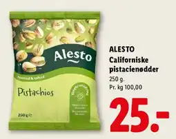 Lidl Alesto Californiske pistacienødder tilbud