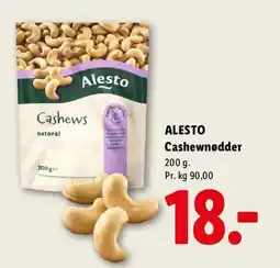 Lidl Alesto Cashewnødder tilbud