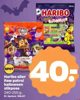 Netto Haribo halloween slikpose tilbud