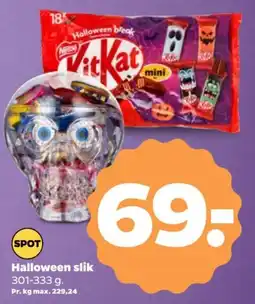 Netto Spot Halloween slik tilbud