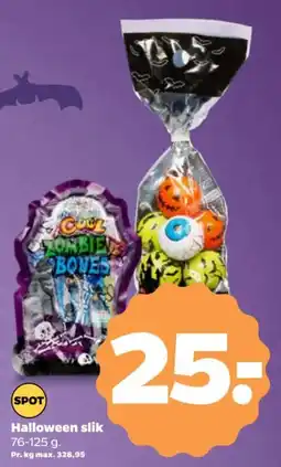 Netto Spot halloween slik tilbud