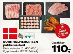 Kvickly Bornholmergrisen pakkemarked tilbud