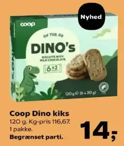 Kvickly Coop Dino kiks tilbud
