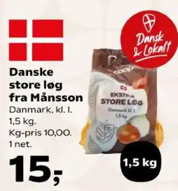 Kvickly Månsson store løg tilbud
