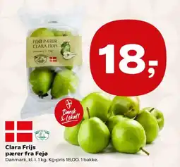 Kvickly Clara Frijs pærer tilbud