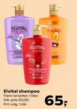 Kvickly Elvital shampoo tilbud