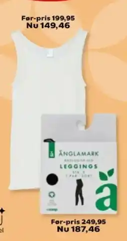 Kvickly Änglamark leggings tilbud
