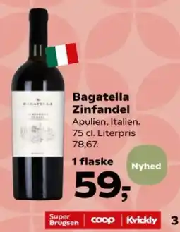 Kvickly Bagatella Zinfandel tilbud