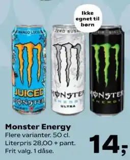 SuperBrugsen Monster Energy tilbud