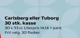 SuperBrugsen Carlsberg eller Tuborg tilbud