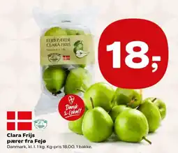 SuperBrugsen Clara Frijs pærer tilbud