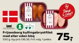 SuperBrugsen Frijsenborg kyllingebrystfilet tilbud