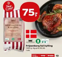 SuperBrugsen Frijsenborg hel kylling tilbud